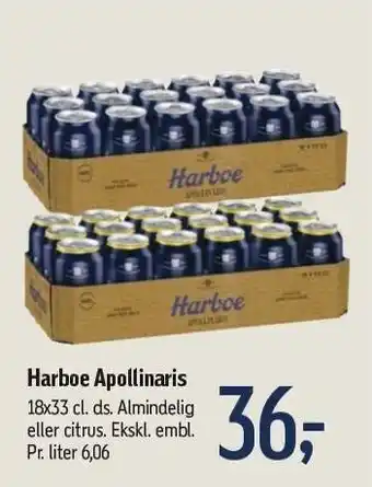Føtex Harboe apillinaris tilbud