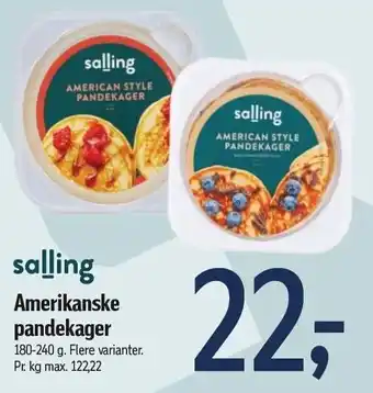 Føtex Amerikanske pandekager tilbud