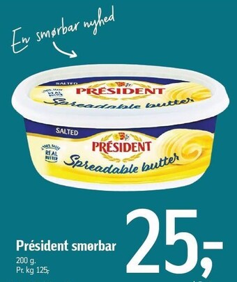 Føtex Président smørbar tilbud