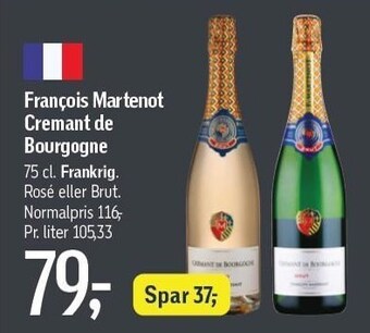 Føtex Francois martenot cremant de bourgogne tilbud