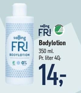 Føtex Salling fri bodylotion tilbud