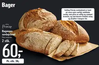 Føtex Bagerens surdejsbrød - 2 stk. tilbud
