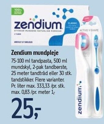 Føtex Zendium mundpleje tilbud