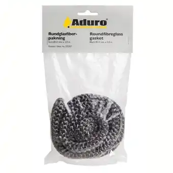 Stark Aduro glasfiberpakning sort rund tilbud