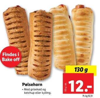 Lidl Pølsehorn tilbud