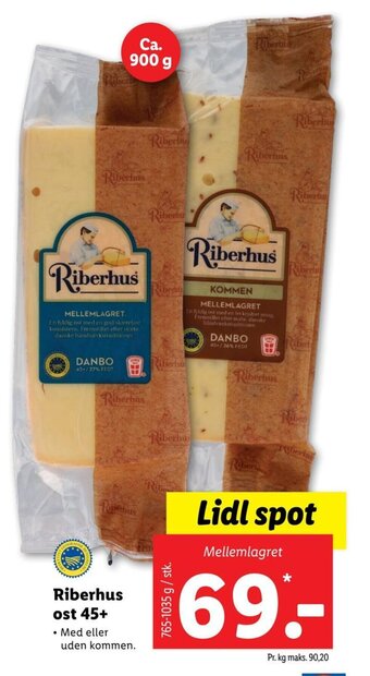 Lidl Riberhus Ost 45+ tilbud