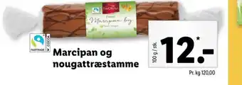 Lidl Marcipan Og Nougattræstamme tilbud