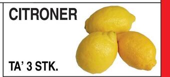 ABC Lavpris Citroner tilbud
