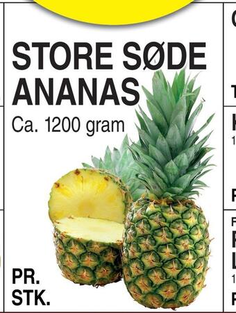 ABC Lavpris Store søde ananas tilbud