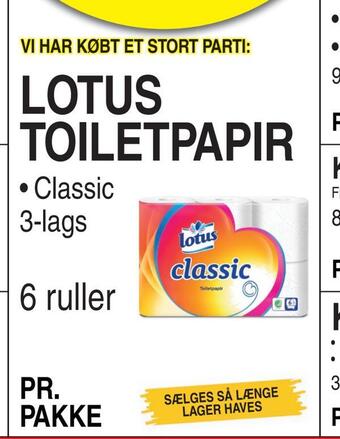 ABC Lavpris Lotus toiletpapir tilbud