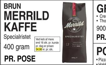 ABC Lavpris Merrild kaffe tilbud