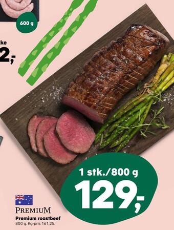 Kvickly Premium roastbeef tilbud