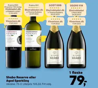 Kvickly Shabo reserve eller aged sparkling tilbud