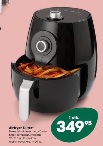 Kvickly Airfryer 5 liter tilbud