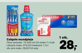 Kvickly Colgate mundpleje tilbud