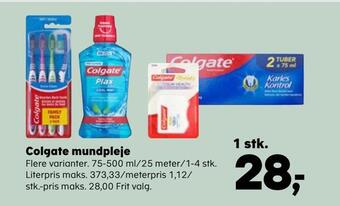 SuperBrugsen Colgate mundpleje tilbud