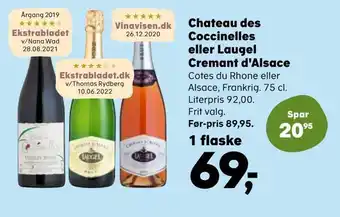 Kvickly Chateau des coccinelles eller laugel cremant d'alsace tilbud