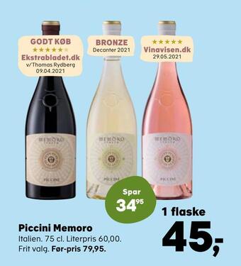 SuperBrugsen Piccini memoro tilbud