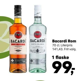 SuperBrugsen Bacardi rom tilbud