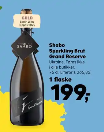 SuperBrugsen Shabo sparkling brut grand reserve tilbud