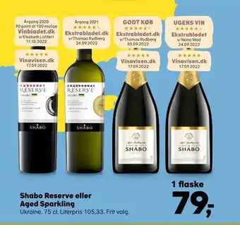 SuperBrugsen Shabo reserve eller aged sparkling tilbud