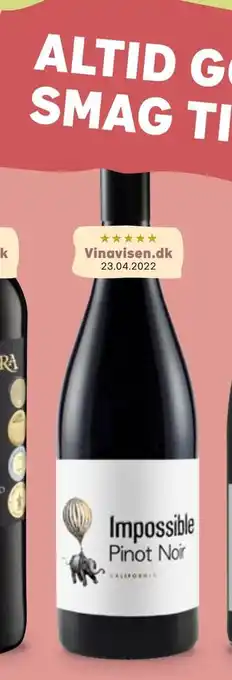 Kvickly Impossible pinot noir tilbud