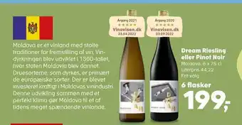 SuperBrugsen Dream riesling eller pinot noir tilbud