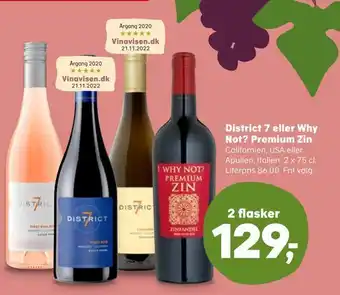 SuperBrugsen District 7 eller why not? premium zin tilbud