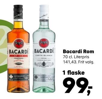 Kvickly Bacardi rom tilbud