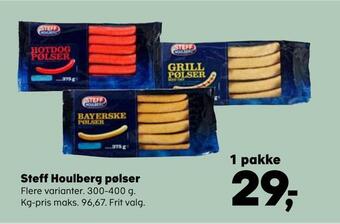 SuperBrugsen Steff houlberg pølser tilbud
