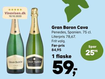 SuperBrugsen Gran baron cava tilbud