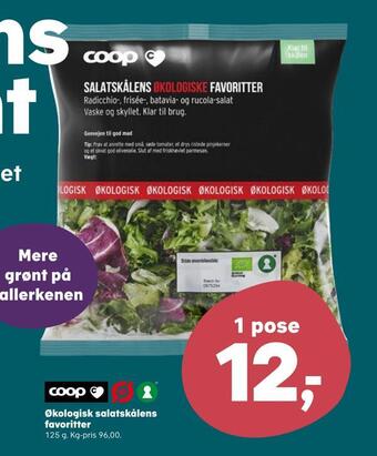 SuperBrugsen Økologisk salatskålens favoritter tilbud