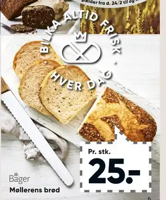 Bilka Møllerens brød tilbud