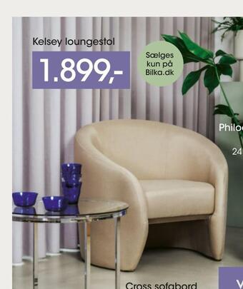 Bilka Kelsey loungestol tilbud