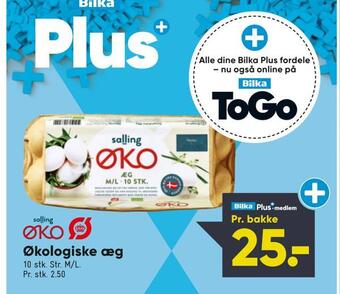 Bilka Økologiske æg tilbud