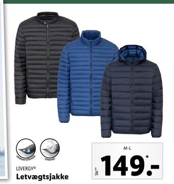 Lidl Letvægtsjakke tilbud
