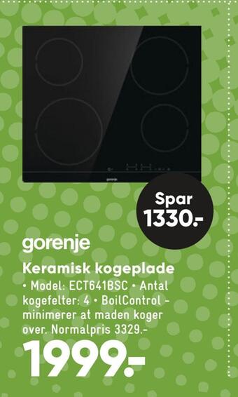 Keramisk kogeplade