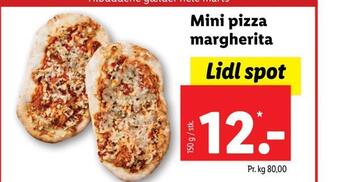 Lidl Mini pizza margherita tilbud