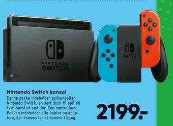 Bilka Nintendo switch konsol tilbud
