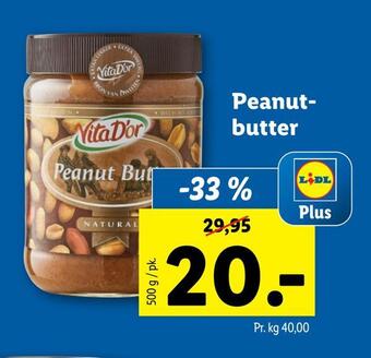 Lidl Peanutbutter tilbud