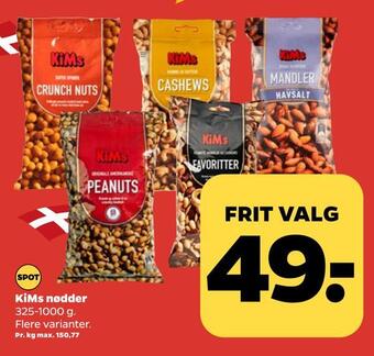 Netto Kims nødder tilbud