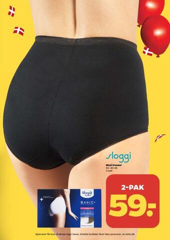 Netto Maxi trusser tilbud
