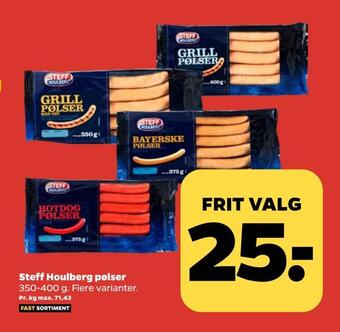 Netto Steff houlberg pølser tilbud