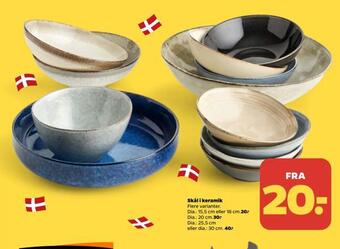Netto Skål i keramik tilbud