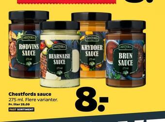 Chestfords sauce