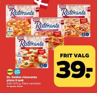 Dr. oetker ristorante pizza 2-pak