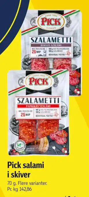 Føtex Pick salami i skiver tilbud