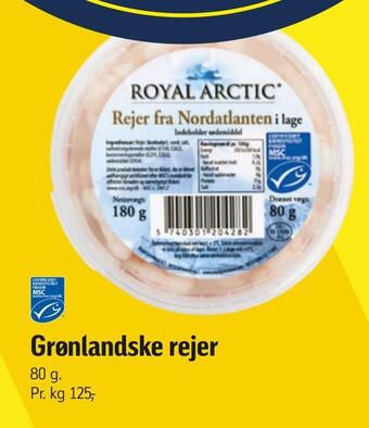 Føtex Grønlandske rejer tilbud