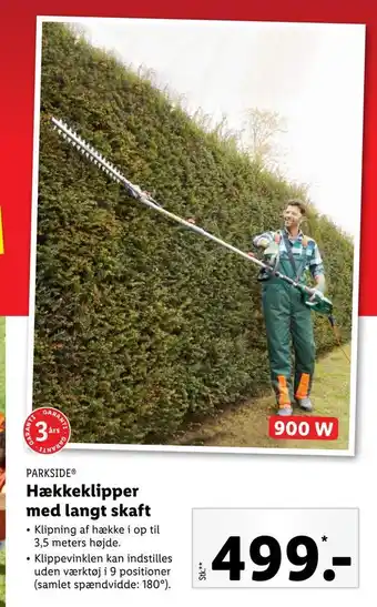 Lidl Hækkeklipper med langt skaft tilbud