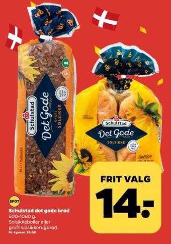 Netto Schulstad det gode brød tilbud
